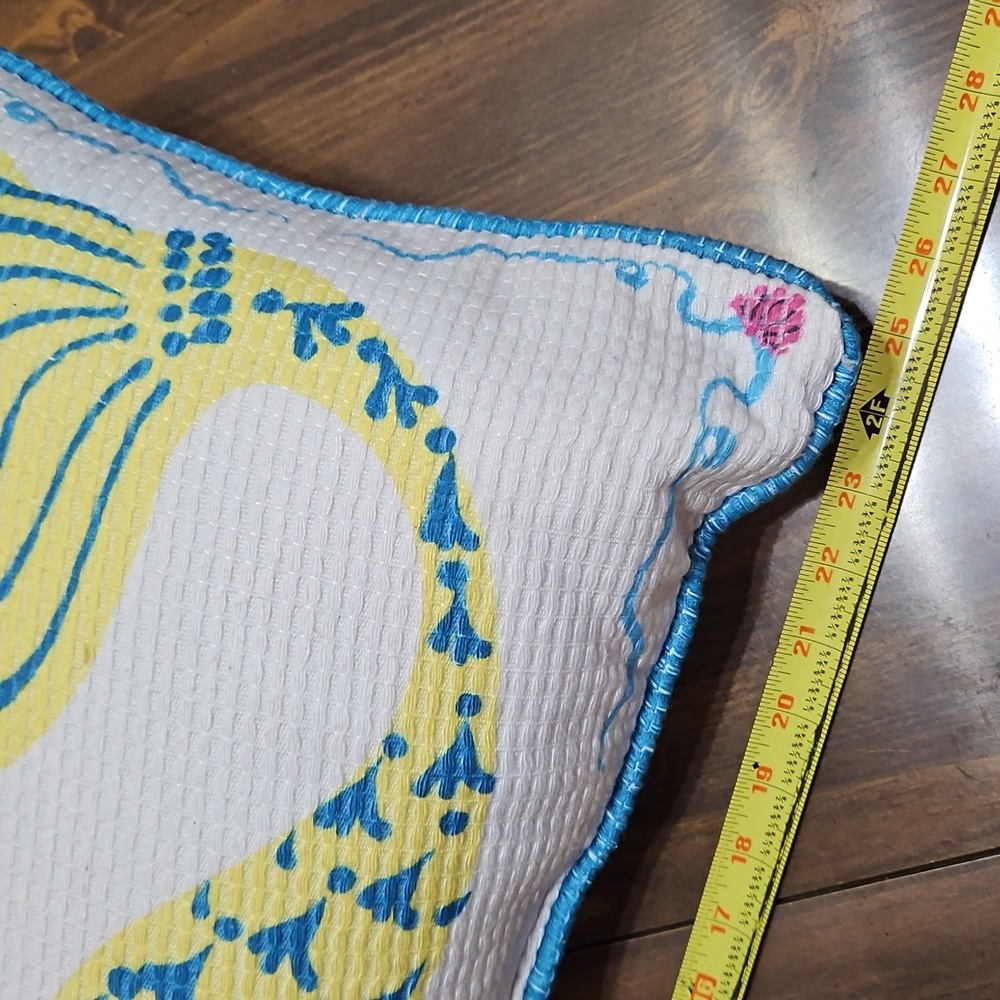 Anthropologie Multicolor Mermaid Accent Pillow - Picture 10 of 11